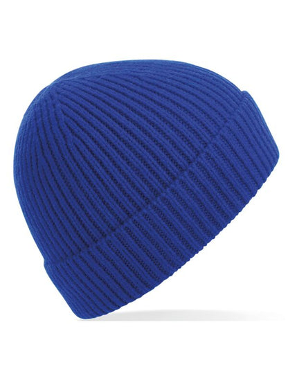 Beechfield Engineered Knit Ribbed Beanie | Unisex | Cuffed | 14 Colours | One Size