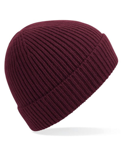 Beechfield Engineered Knit Ribbed Beanie | Unisex | Cuffed | 14 Colours | One Size