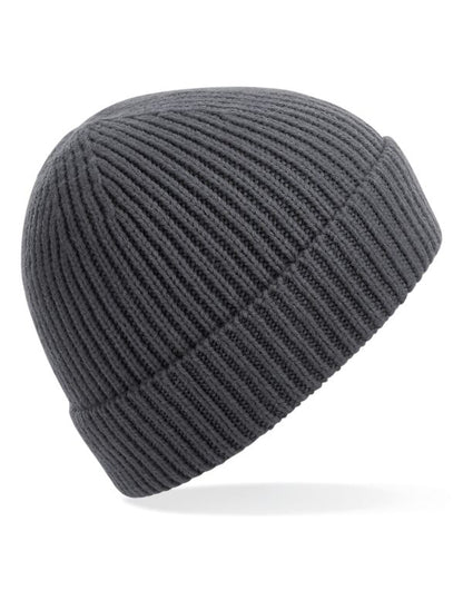 Beechfield Engineered Knit Ribbed Beanie | Unisex | Cuffed | 14 Colours | One Size