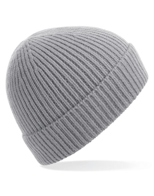 Beechfield Engineered Knit Ribbed Beanie | Unisex | Cuffed | 14 Colours | One Size