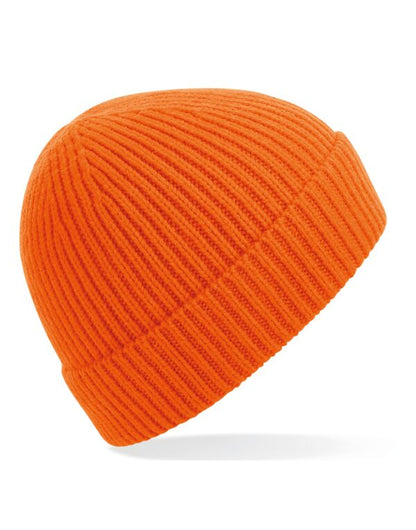 Beechfield Engineered Knit Ribbed Beanie | Unisex | Cuffed | 14 Colours | One Size