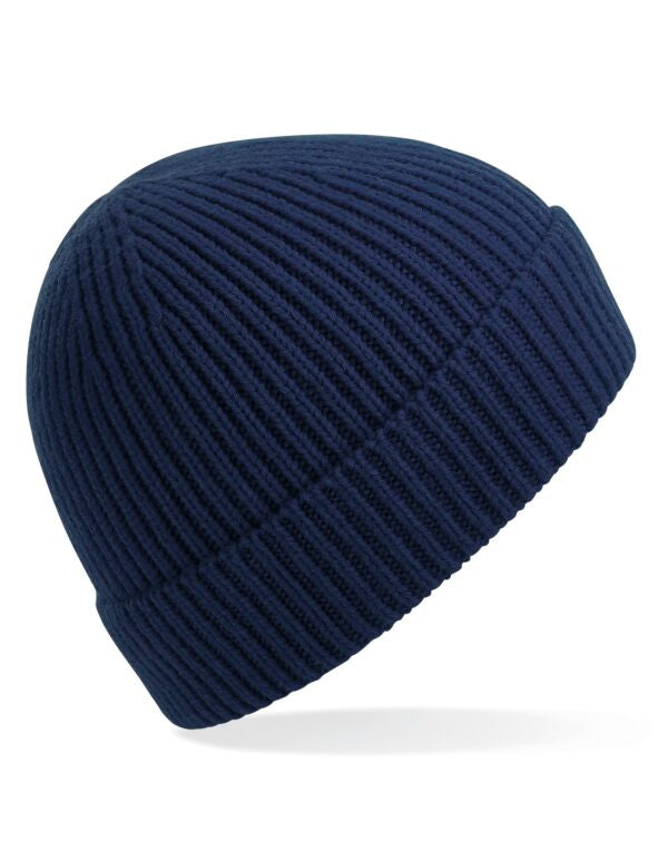 Beechfield Engineered Knit Ribbed Beanie | Unisex | Cuffed | 14 Colours | One Size