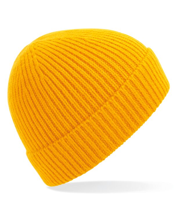 Beechfield Engineered Knit Ribbed Beanie | Unisex | Cuffed | 14 Colours | One Size