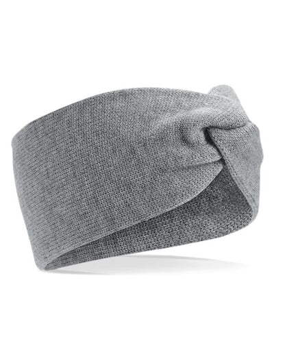 Beechfield Twist Knit Headband | Unisex | Double Knit | Soft | 5 Colours | One Size