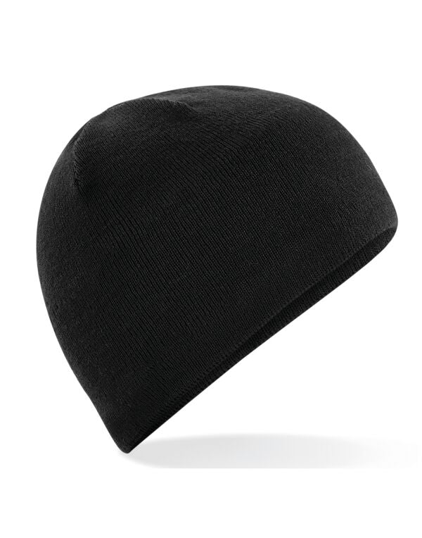 Beechfield Active Performance Beanie | Unisex | Lightweight | Black or Navy | One Size - Hat - Logo Free Clothing
