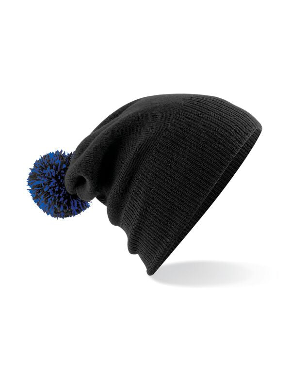 Beechfield Snowstar® Beanie | Unisex | Two-Tone Pom-Pom | 25 Colours | One Size