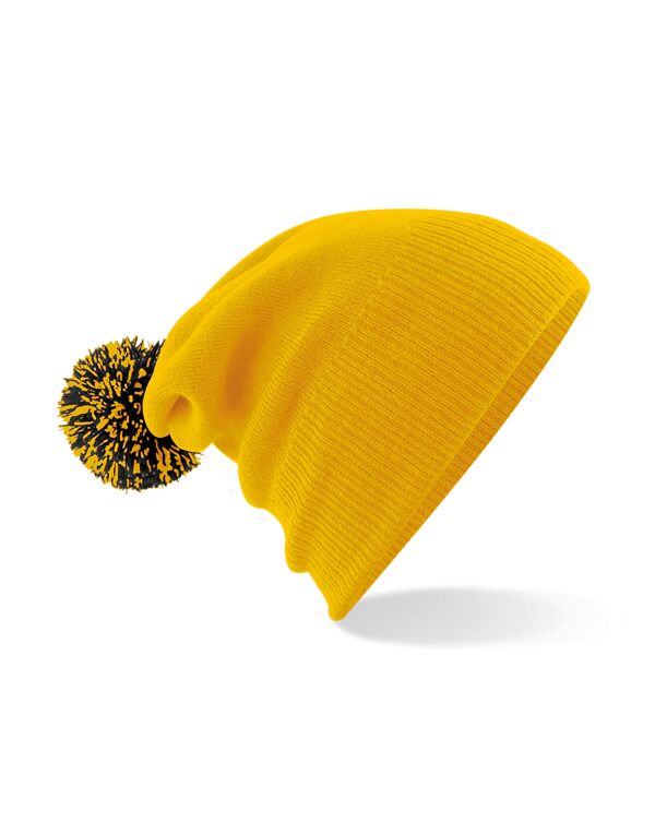 Beechfield Snowstar® Beanie | Unisex | Two-Tone Pom-Pom | 25 Colours | One Size