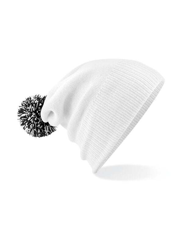 Beechfield Snowstar® Beanie | Unisex | Two-Tone Pom-Pom | 25 Colours | One Size