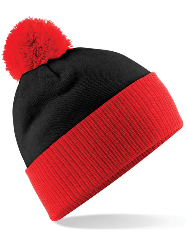 Beechfield Snowstar® Two-Tone Beanie | Unisex | Contrast Colours | 5 Colours | One Size