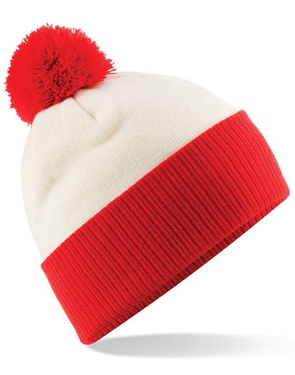 Beechfield Snowstar® Two-Tone Beanie | Unisex | Contrast Colours | 5 Colours | One Size