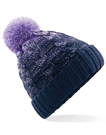 Beechfield Ombré Beanie | Unisex | Pom-Pom | Heavyweight | Soft | 4 Colours | One Size