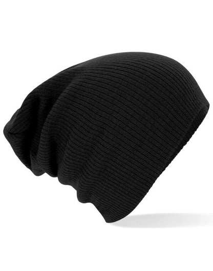 Beechfield Slouch Beanie | Unisex | Ribbed | Double Knit | 4 Colours | One Size