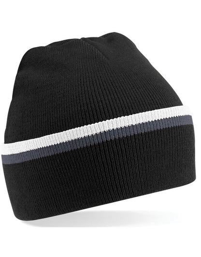 Beechfield Teamwear Beanie | Unisex | Cuffed | Warm | Stripe | 6 Colours | One Size