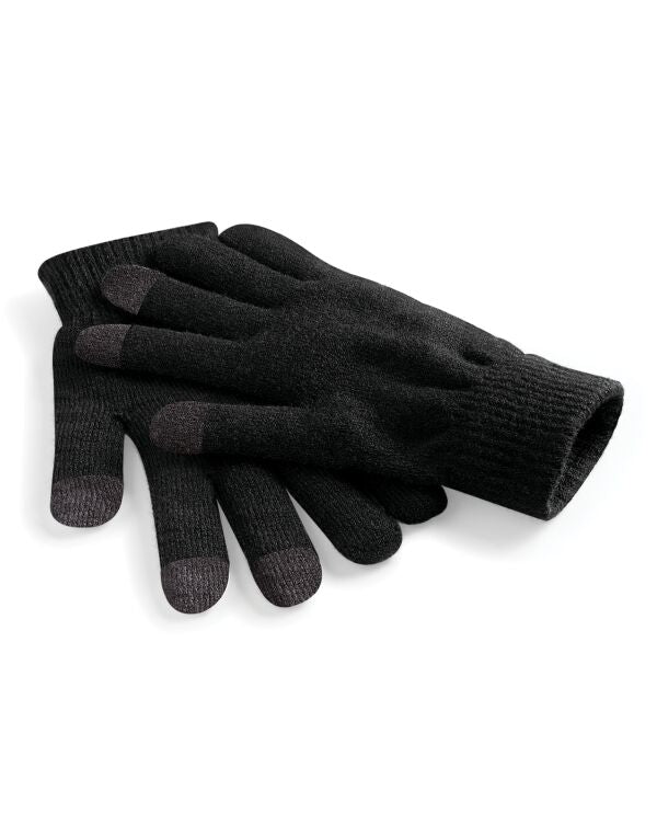 Beechfield Touchscreen Smart Gloves | Unisex | Black | S-XL