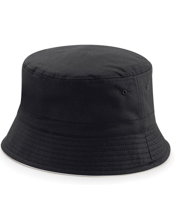 Beechfield Reversible Bucket Hat | Unisex | Cotton | Short Brim | 3 Colours | S-XL