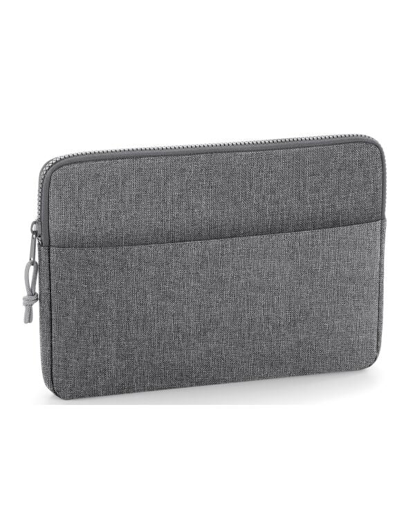 BagBase Essential 15" Laptop Case | Slimline | Padded | Lined | Grey or Black | One Size - Bag - Logo Free Clothing