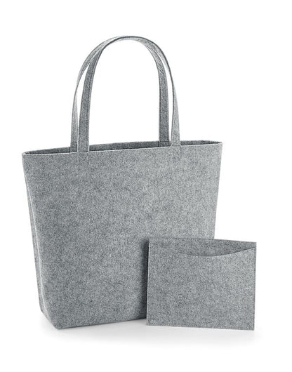 BagBase Felt Shopper Bag | Tote Bag | 22 Litre Capacity | 5 Colours | One Size