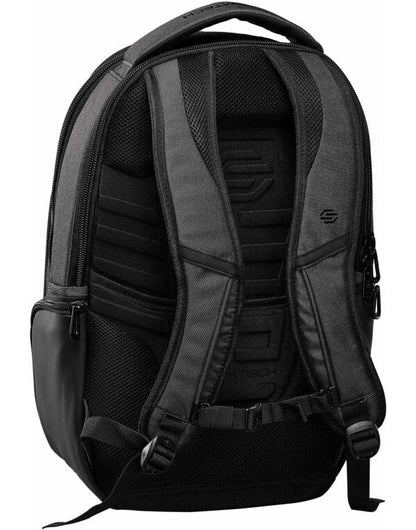 Stormtech Madison Commuter Backpack | 35 Litre Rucksack | Padded | Moulded | Black or Grey - Bag - Logo Free Clothing