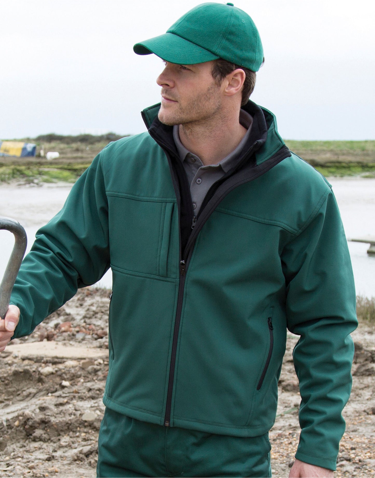 Result | Men's Recycled Classic 3-Layer Softshell | Logo Free Clothing