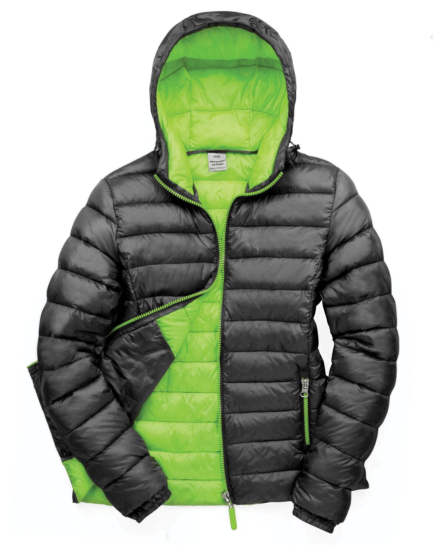 Result Urban Ladies Snowbird Hooded Jacket | Showerproof | Windproof | Quilted | 5 Colours | XS-2XL