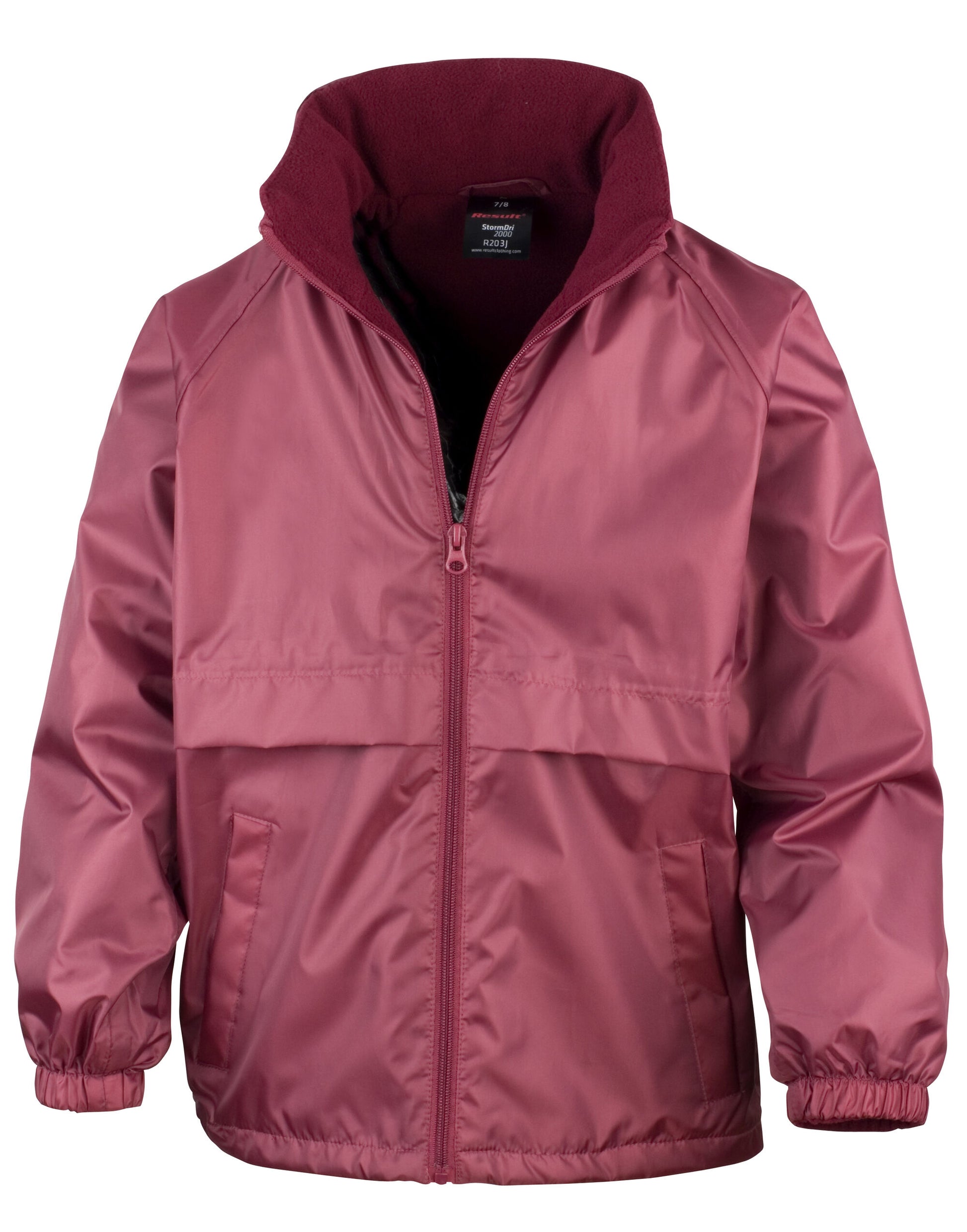Result Core Junior Microfleece Lined Jacket | Waterproof | Windproof | 6 Colours | Ages 3-14 - Summer Jacket - Logo Free Clothing