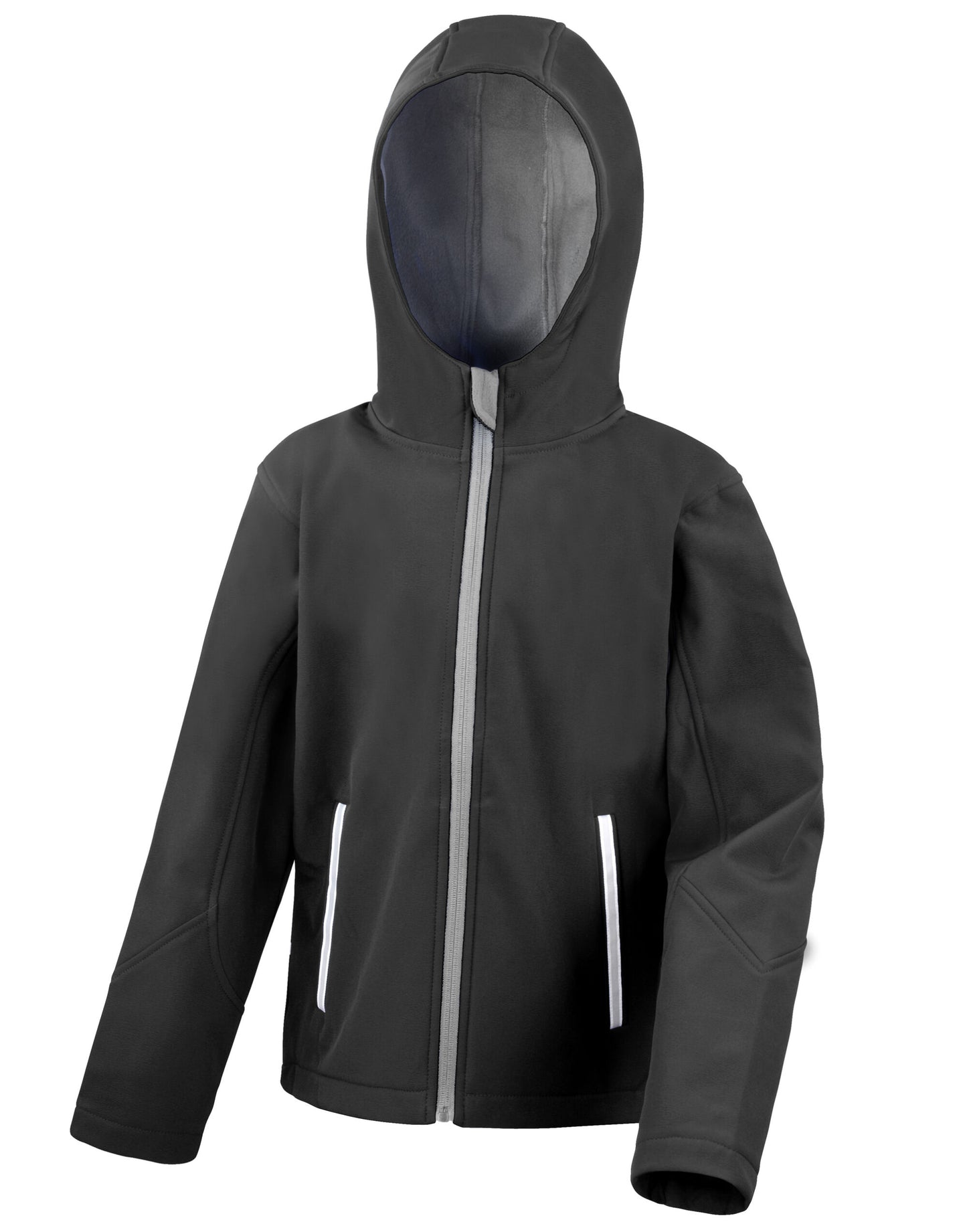Result Core Junior Hooded Softshell Jacket | Waterproof 8000mm | Recycled | Windproof | 6 Colours | Ages 5-14