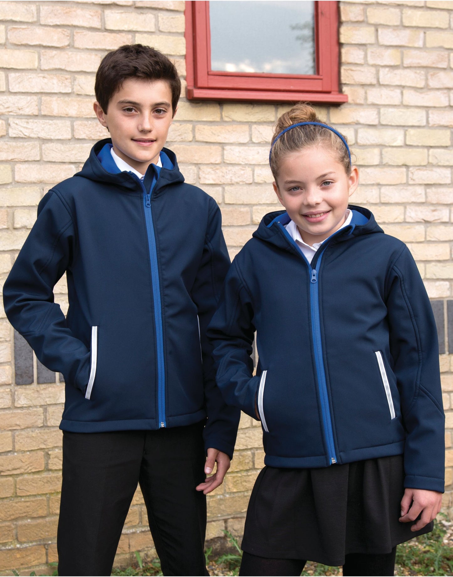 Result Core | Junior TX Performance Hooded Softshell | Logo Free Clothing