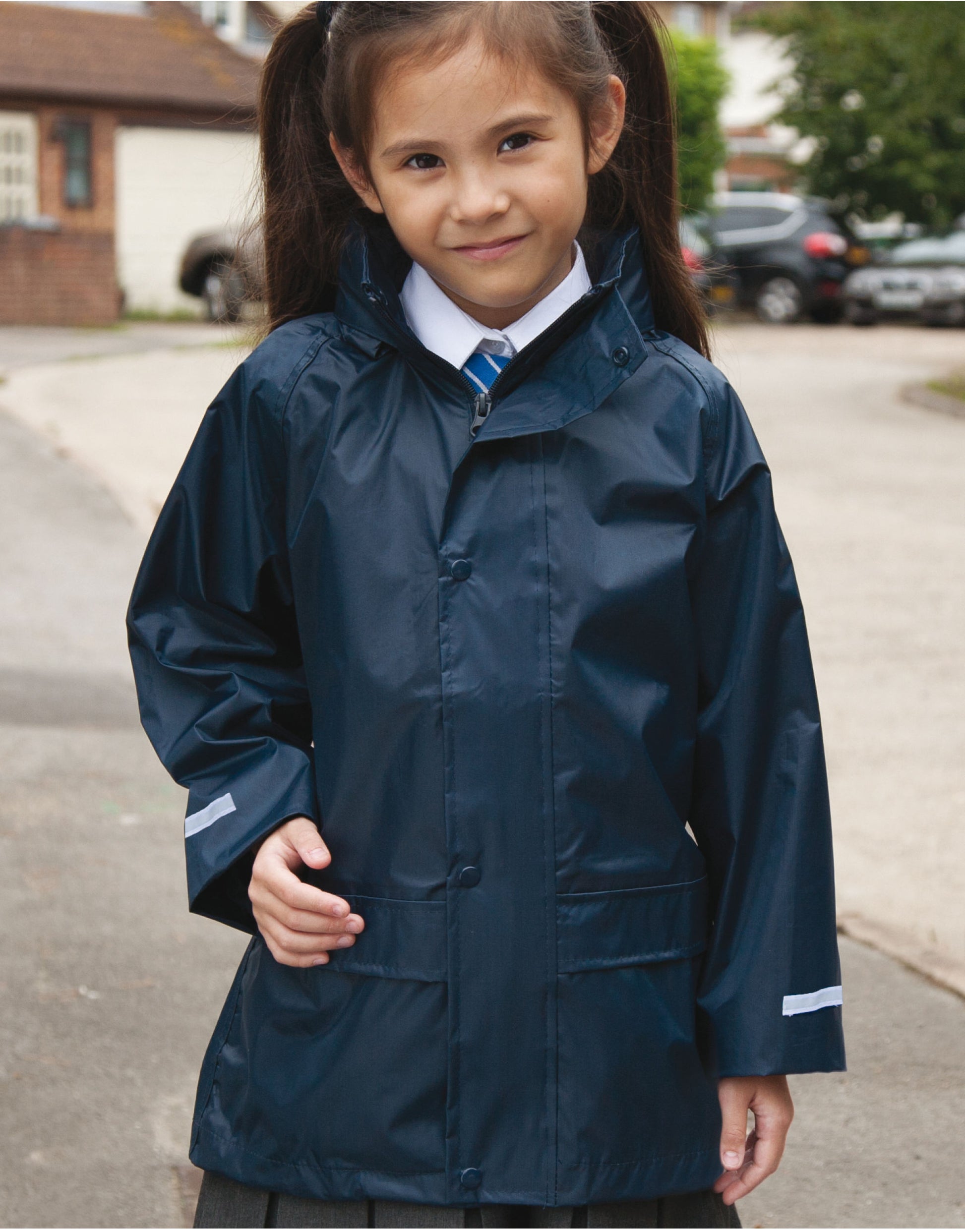 Result Core | Junior Rain Jacket | Logo Free Clothing