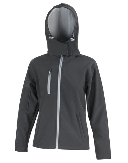 Result Core Ladies Peformance Hood Softshell Jacket | Recycled | Waterproof | Breathable | 4 Colours | XS-2XL