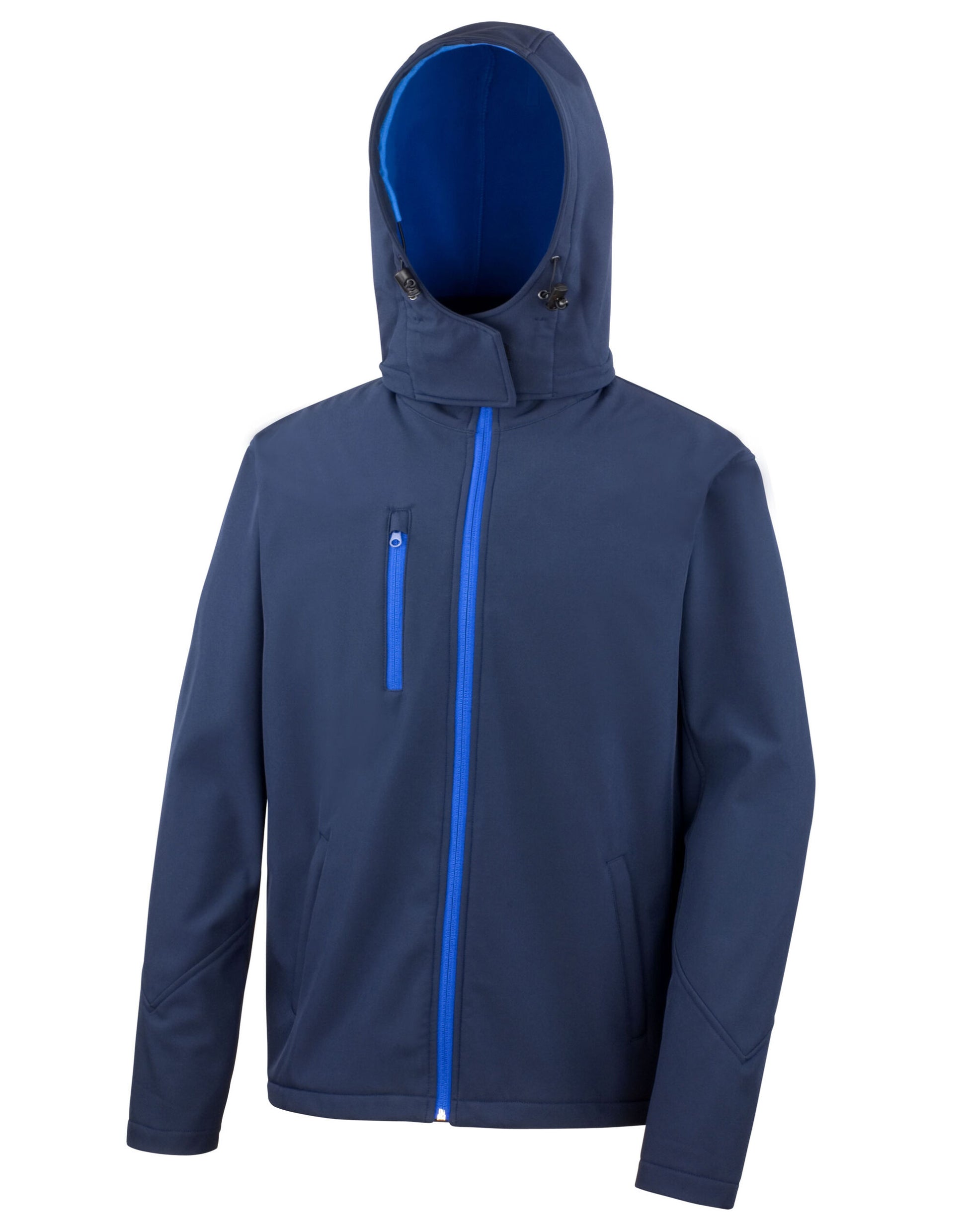 Result Core Men's Recycled Hooded Softshell | Waterproof | Breathable | Windproof | 4 Colours | S-3XL - Winter Jacket - Logo Free Clothing