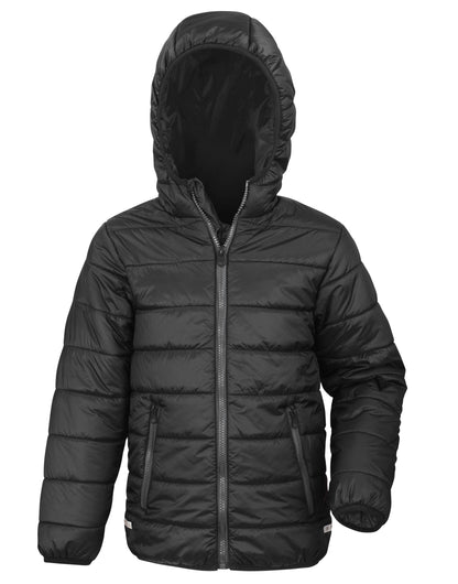 Result Core Junior Padded Jacket | Showerproof | Windproof | Hood | Quilted | 5 Colours | Ages 2-14
