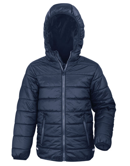 Result Core Junior Padded Jacket | Showerproof | Windproof | Hood | Quilted | 5 Colours | Ages 2-14