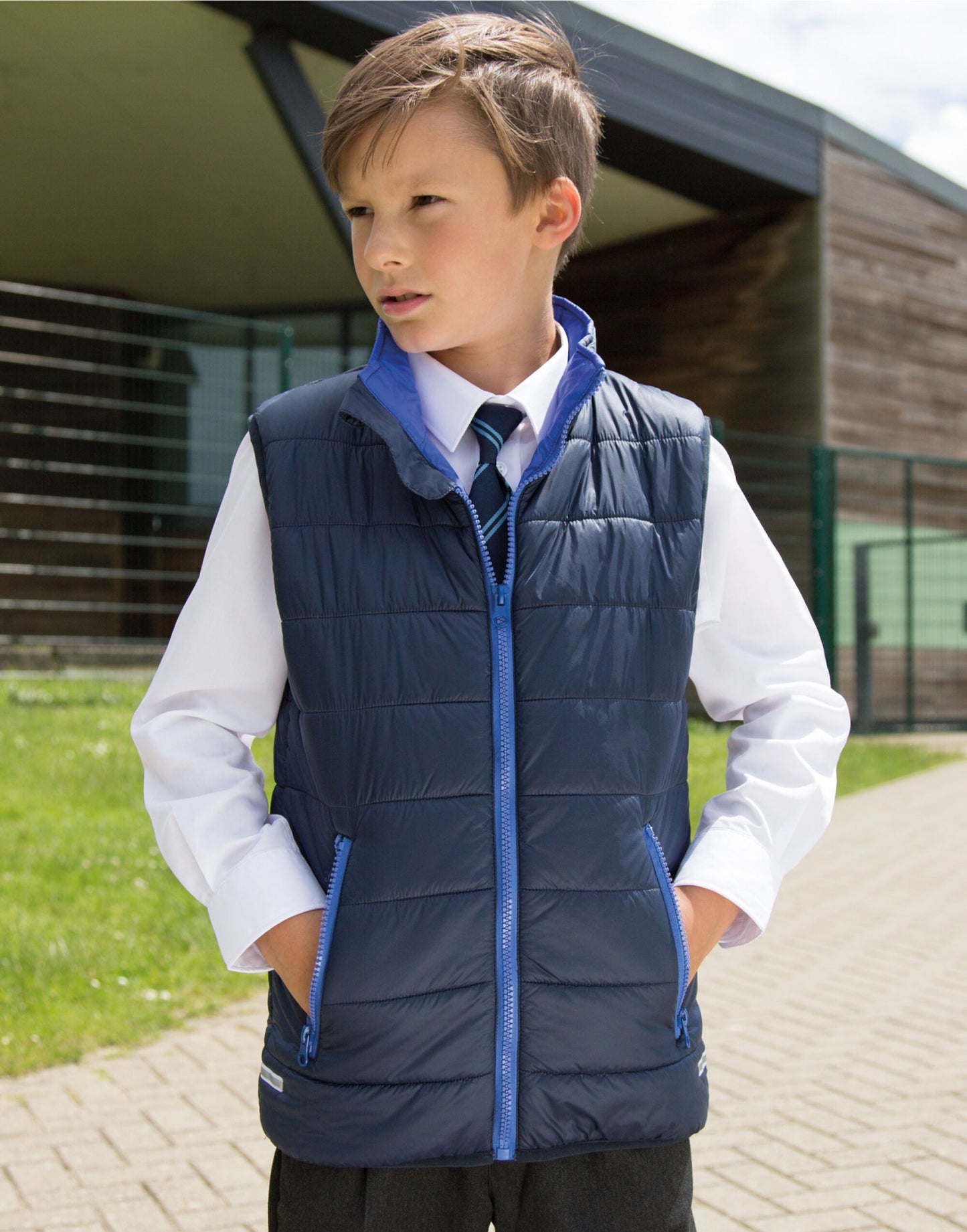 Result Core | Child's Padded Bodywarmer | Logo Free Clothing