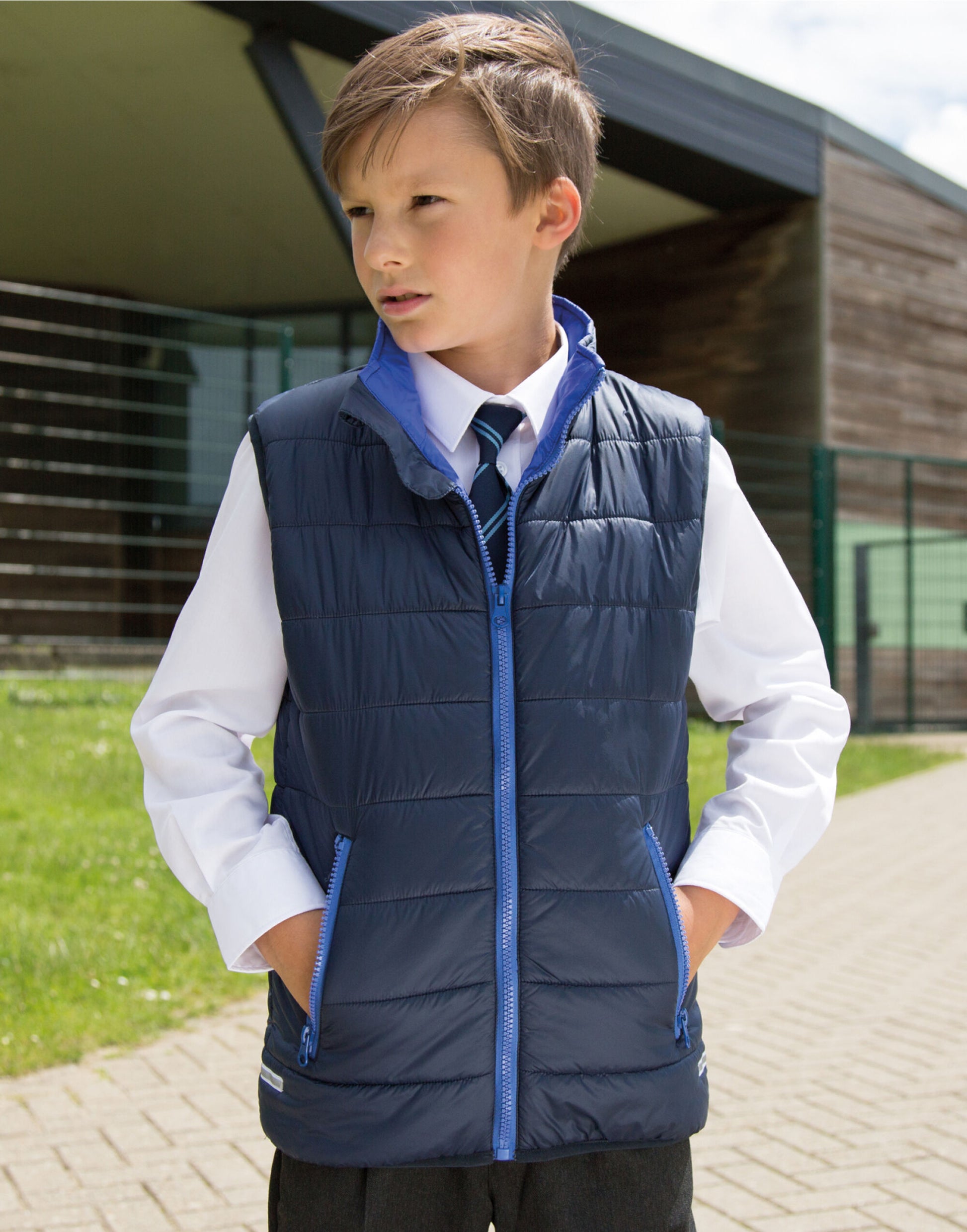 Result Core | Child's Padded Bodywarmer | Logo Free Clothing