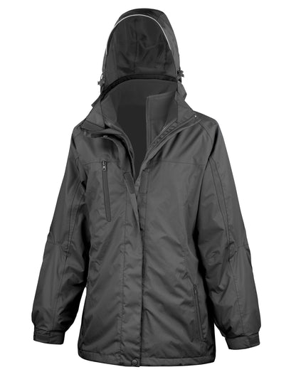Result Ladies 3-In-1 Journey Jacket | Waterproof | Breathable | Removable Hood | 4 Colours | XS-3XL