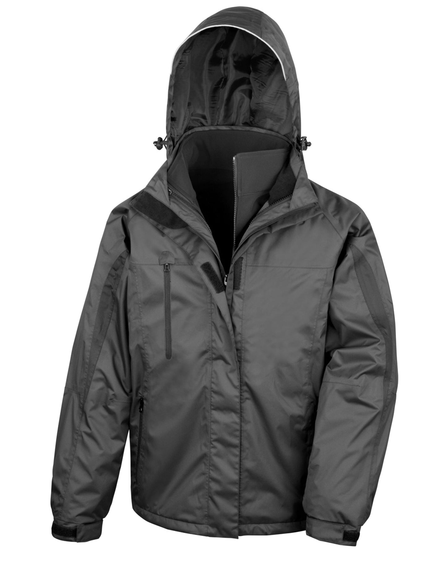 Result Men's 3-In-1 Journey Jacket | Waterproof | Windproof | Softshell Inner | Hood | 3 Colours | S-4XL