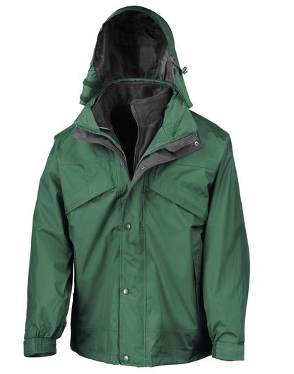 Result 3-In-1 Zip and Clip Jacket | Unisex | Detachable Layer | Waterproof | Hood | 4 Colours | XS-4XL