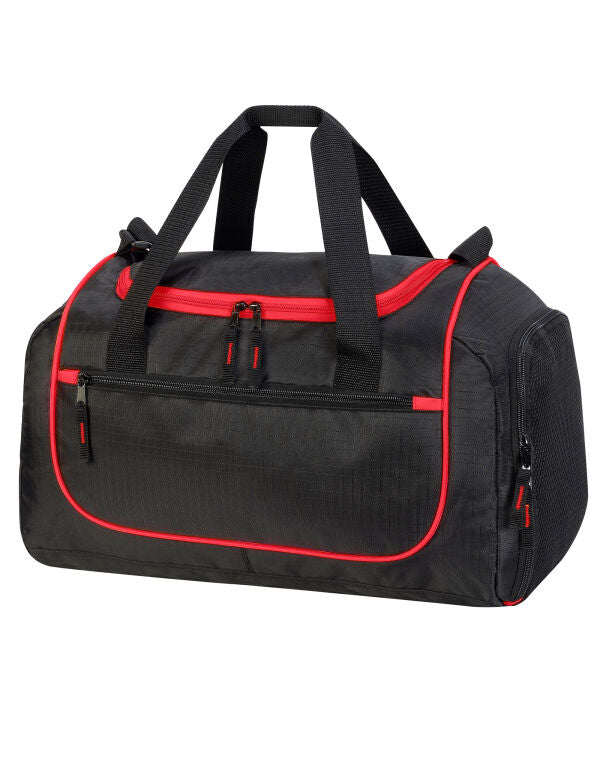 Shugon Piraeus Sports Holdall Bag | 36 Litre Duffle Weekender | Shoe Pocket | 4 Colours | One Size - Bag - Logo Free Clothing
