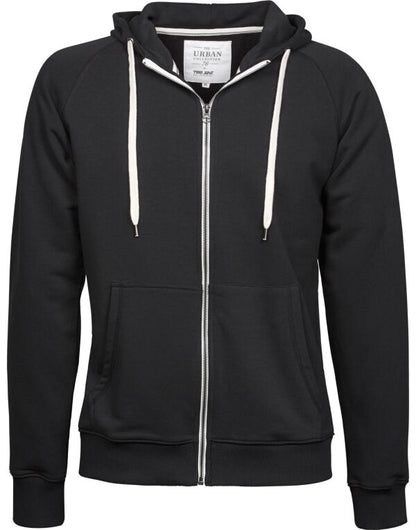 Tee Jays Mens Urban Full Zip Hoodie | Zip-Up Hooded Top | Combed Cotton | 3 Colours | S-3XL - Hoodie - Logo Free Clothing