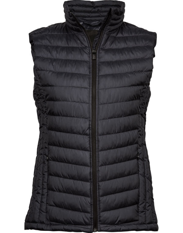 Tee Jays Ladies Zepelin Gilet | Lightweight Padded Body Warmer | Black or Navy | S-3XL - Gilet - Logo Free Clothing
