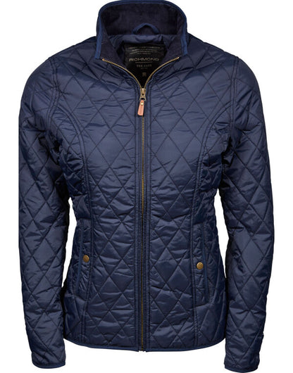 Tee Jays Richmond Ladies Quilted Jacket | Showerproof | Tailored Fit | Navy | S-3XL - Summer Jacket - Logo Free Clothing