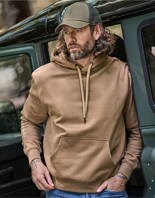 Tee Jays Men's Hooded Sweatshirt | Hoodie Top | Ringspun Cotton Blend | 14 Colours | S-3XL