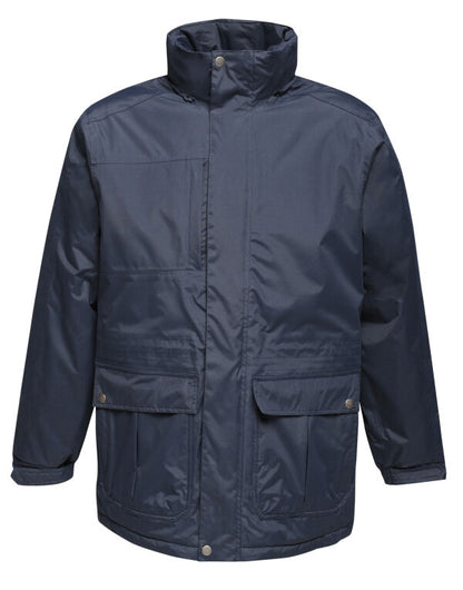 Regatta Darby III Mens Insulated Parka Jacket | Waterproof | Hooded | Black or Navy | S-3XL - Winter Jacket - Logo Free Clothing