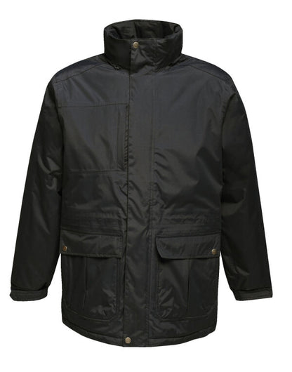 Regatta Darby III Mens Insulated Parka Jacket | Waterproof | Hooded | Black or Navy | S-3XL - Winter Jacket - Logo Free Clothing