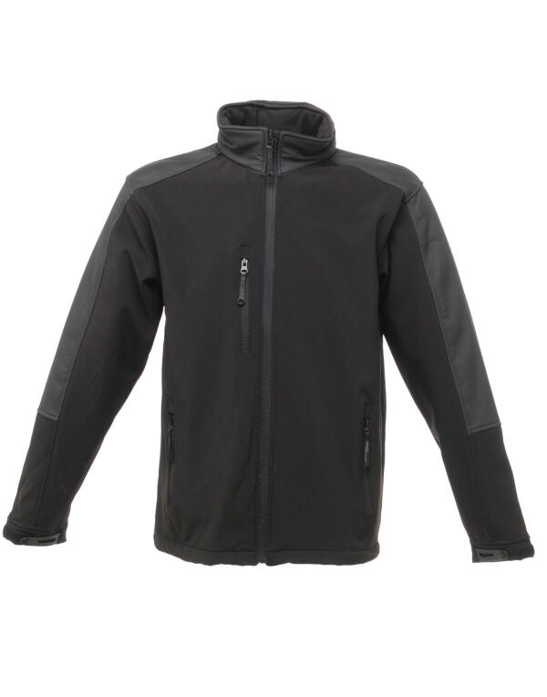 Regatta Hydroforce Mens 3-Layer Softshell Jacket | Waterproof | Black or Navy | S-3XL - Winter Jacket - Logo Free Clothing