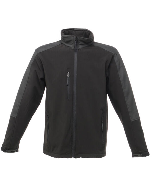 Regatta Hydroforce Mens 3-Layer Softshell Jacket | Waterproof | Black or Navy | S-3XL - Winter Jacket - Logo Free Clothing