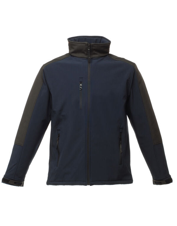 Regatta Hydroforce Mens 3-Layer Softshell Jacket | Waterproof | Black or Navy | S-3XL - Winter Jacket - Logo Free Clothing