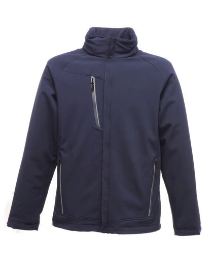 Regatta Apex Mens Waterproof Softshell Jacket | Hood | Breathable | Navy or Black | S-3XL - Winter Jacket - Logo Free Clothing