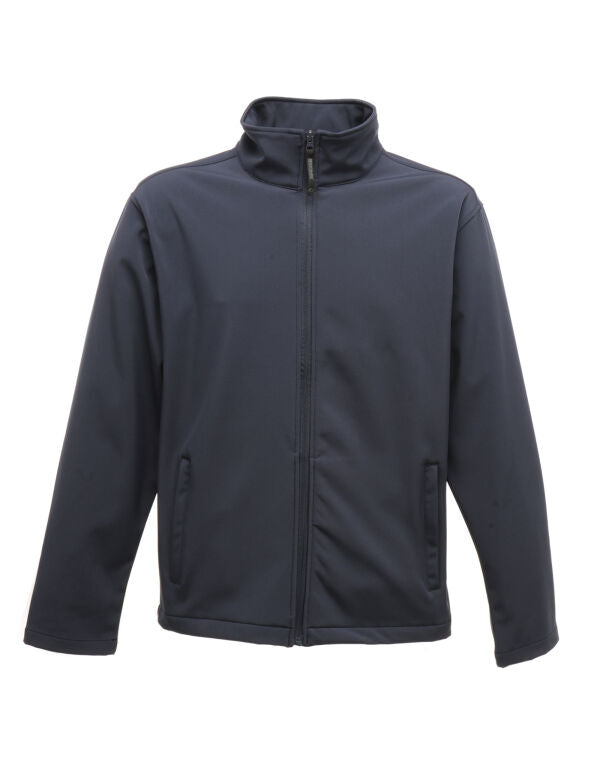 Regatta Classic Mens Softshell Jacket | Lightweight | Waterproof | Black or Navy | S-3XL - Summer Jacket - Logo Free Clothing