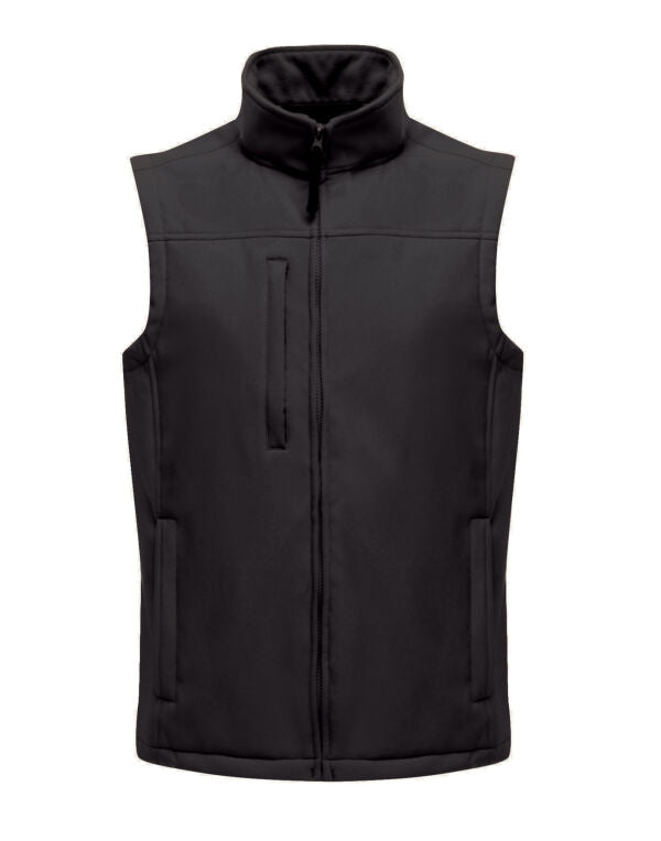 Regatta Flux Mens Softshell Gilet | Showerproof Stretch Body Warmer | 4 Colours | XS-3XL - Gilet - Logo Free Clothing